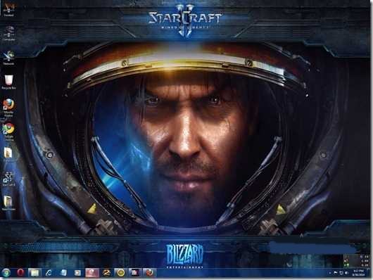 StarCraft II Theme for Win7