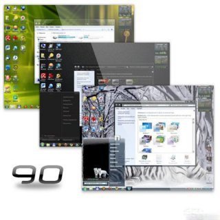 90 нестандартных тем для Windows 7